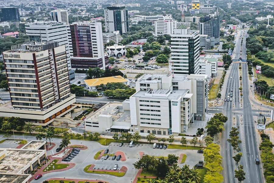 Accra skyline — Solem Integrity Group operates across Ghana