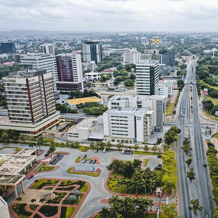 Accra skyline — real estate investment